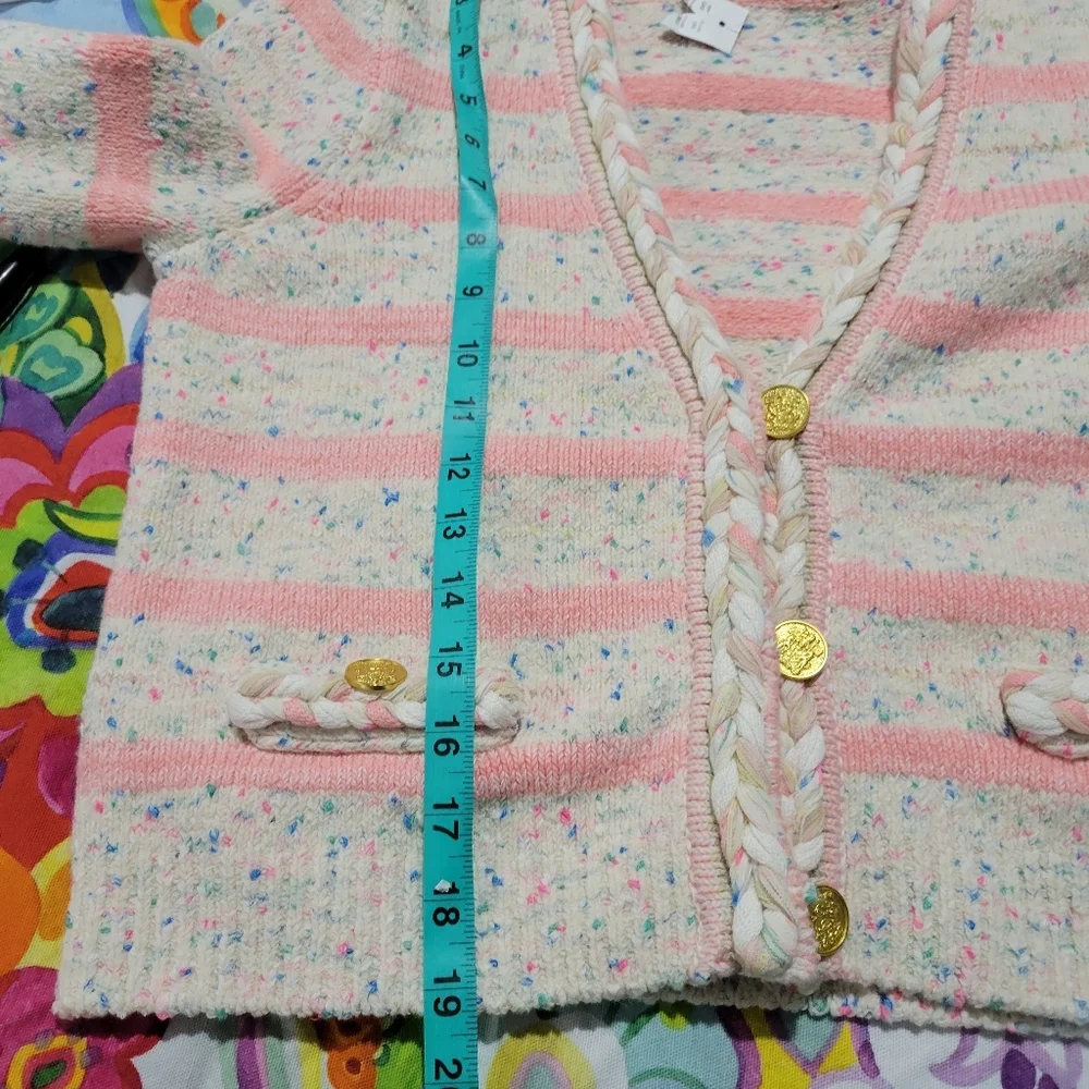 J Crew Space Dyed Sweater Lady Jacket BZ503 NWT Small